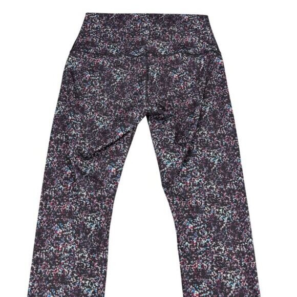 LULULEMON Wunder Under Pant Roll Down Sz 10 Rocky Road Gusto Blue Bumble Berry - Picture 6 of 10